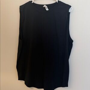 lululemon athletica Black Muscle Tee - Sleeveless Crew Neck